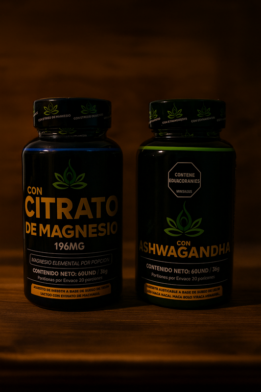 Combo Citrato de Magnesio + ASHWAGANDHA